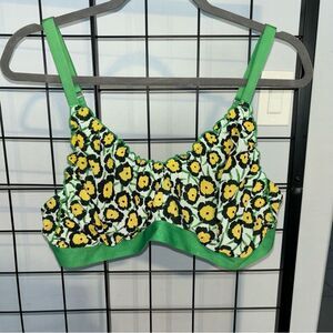 Diane Von Furstenberg X Target Green Bralette NWOT